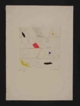 Etching Guinovart - Sans titre