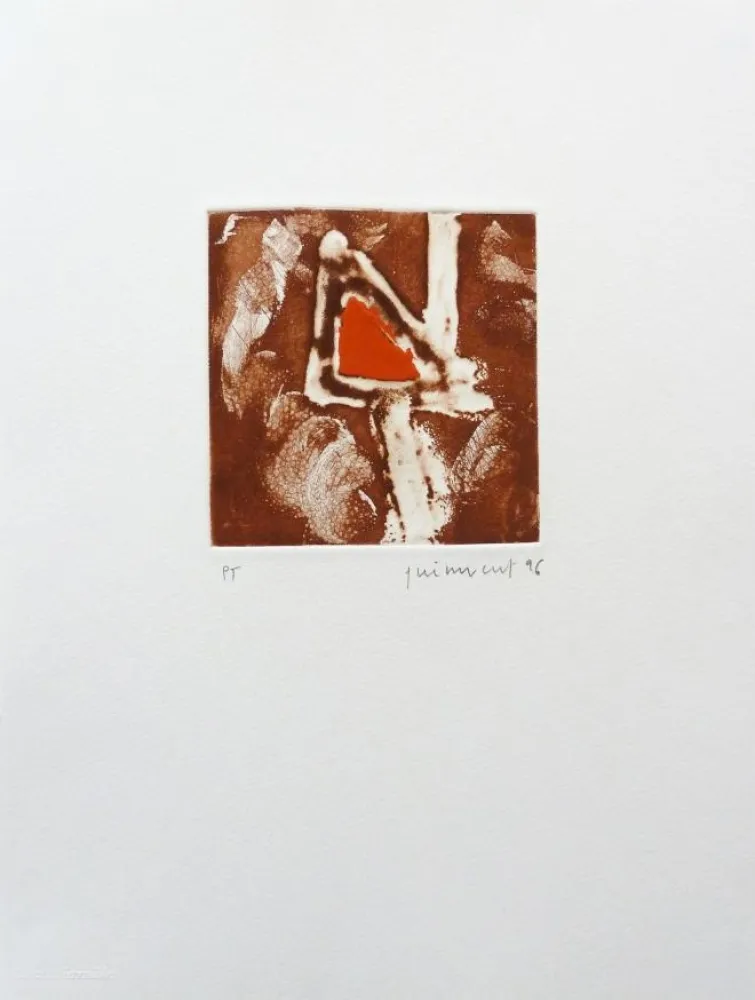 Etching Guinovart - Siena torrada 6