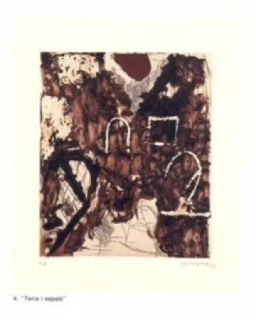 Etching Guinovart - Terra i espais