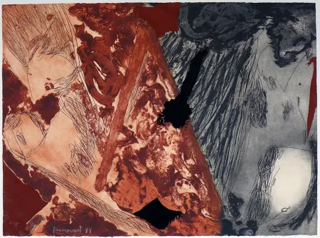 Etching Guinovart - Tierra quemada