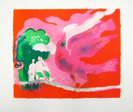 Lithograph Guiramand - Untitled