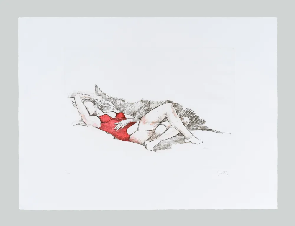 Etching And Aquatint Guttuso - Amante