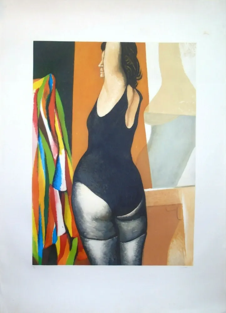 Etching And Aquatint Guttuso - La ballerina