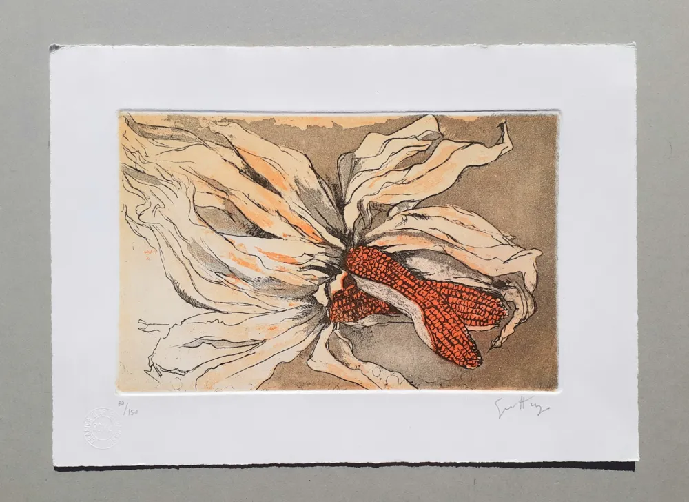 Etching And Aquatint Guttuso - Natura morta
