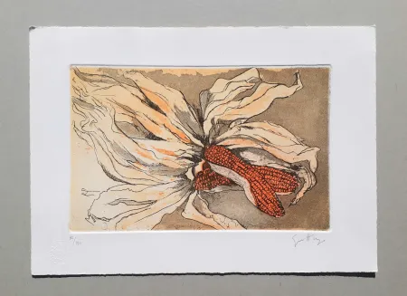 Etching And Aquatint Guttuso - Natura morta