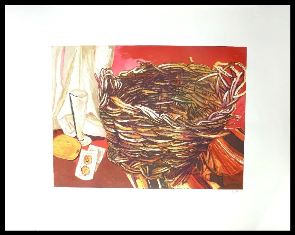 Etching And Aquatint Guttuso - Natura morta