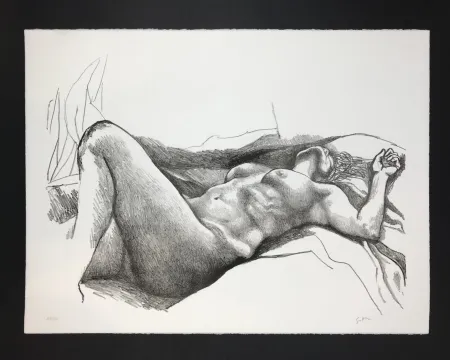 Lithograph Guttuso - Senza titolo