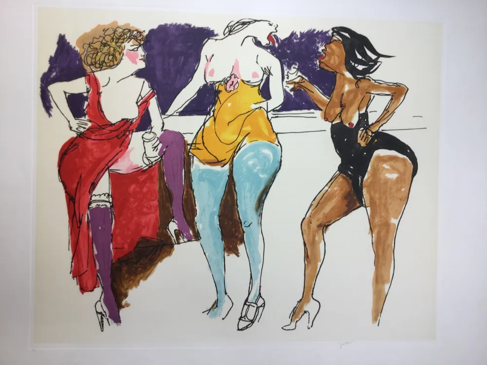 Etching And Aquatint Guttuso - Untitled 