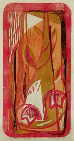 Woodcut Haas - Summer Garden