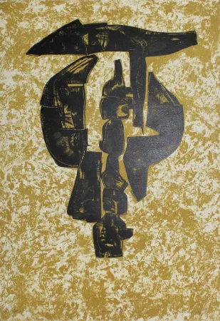 Lithograph Hadzi - Sculpture Study