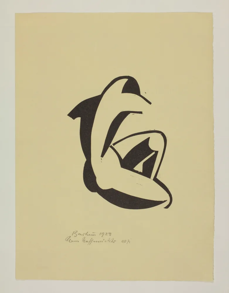 Linocut Haffenrichter - Untitled