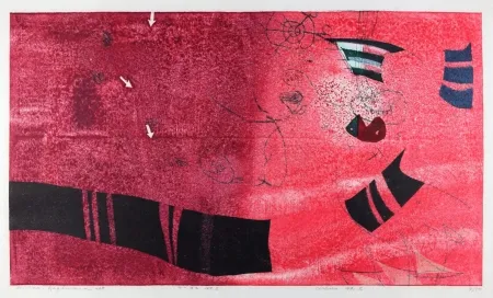 Woodcut Hagiwara - Circus