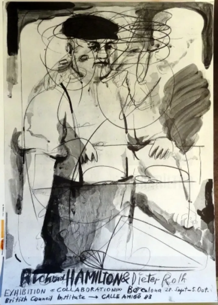 Poster Hamilton - Richard Hamilton and Dieter Roth 'Collaborations' 