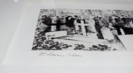 Engraving Hamilton - With unfeigned regret (Illustration for James Joyce’s ‘Ulysses’, 1989)