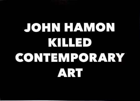 Lithograph Hamon - JOHN HAMON KILLED CONTEMPORARY ART