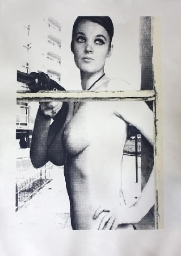 Screenprint Hardacre - You Can't Get a Man with a Gun
