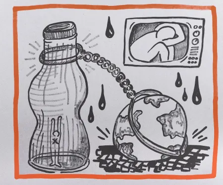 Lithograph Haring - Against all Odds, 1990