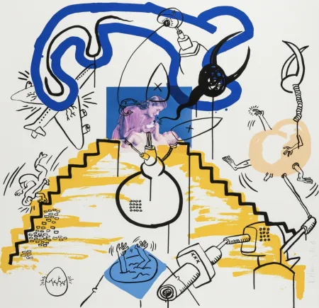 Screenprint Haring - Apocalypse 3