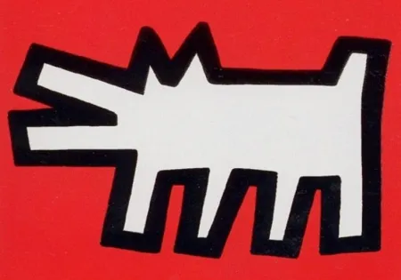 Screenprint Haring - Icons 2 Barking Dog