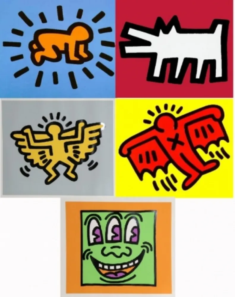 Screenprint Haring - Icons