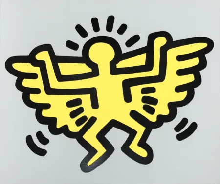 Screenprint Haring - Icons (C) - Winged Angel