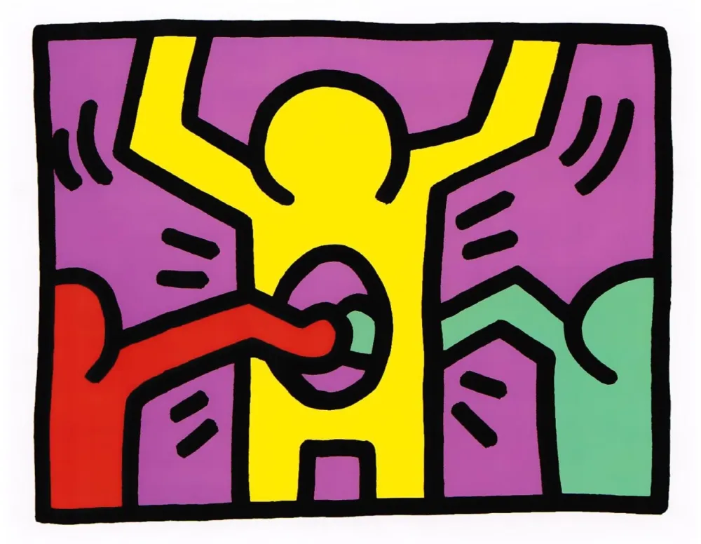 Screenprint Haring - Pop Shop I (C)