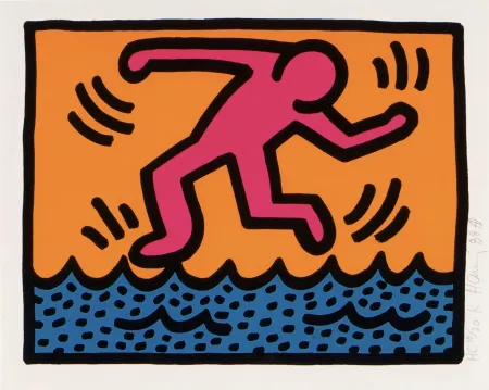 Screenprint Haring - Pop Shop II (C)