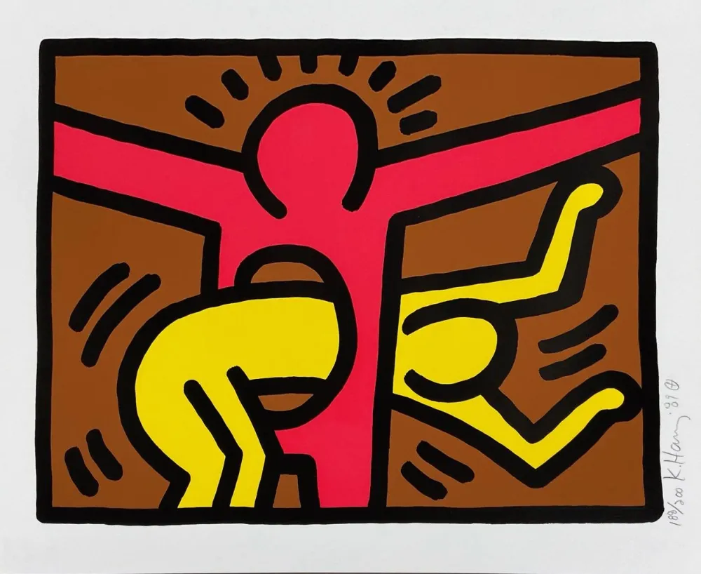 Screenprint Haring - Pop Shop IV (C)