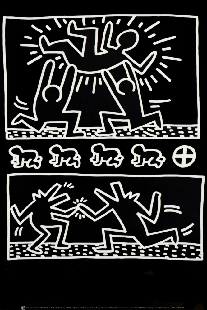 Screenprint Haring - Tony Shafrazi Poster