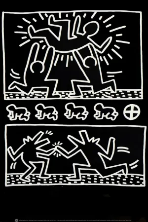 Screenprint Haring - Tony Shafrazi Poster