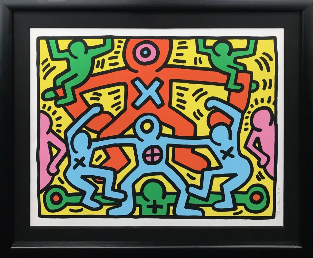 Screenprint Haring - UNTITLED