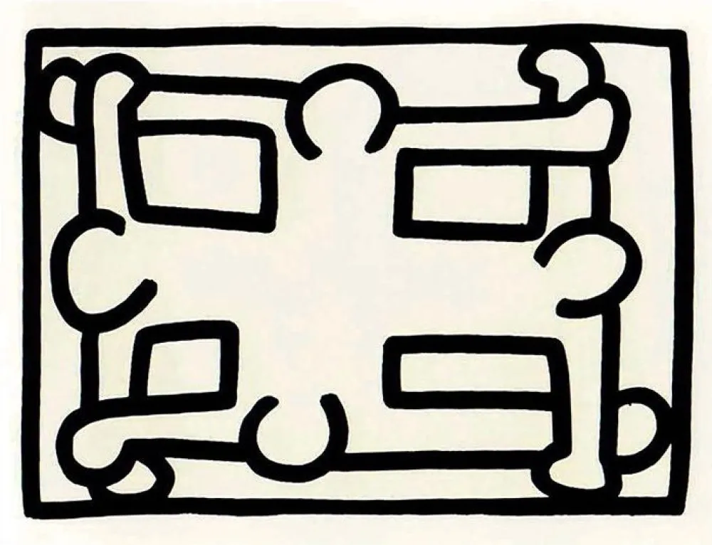 No Technical Haring - Untitled (“Growing” #13)