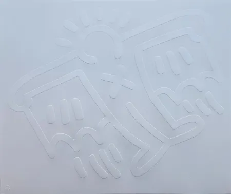 No Technical Haring - White Icons (D) - X-Man