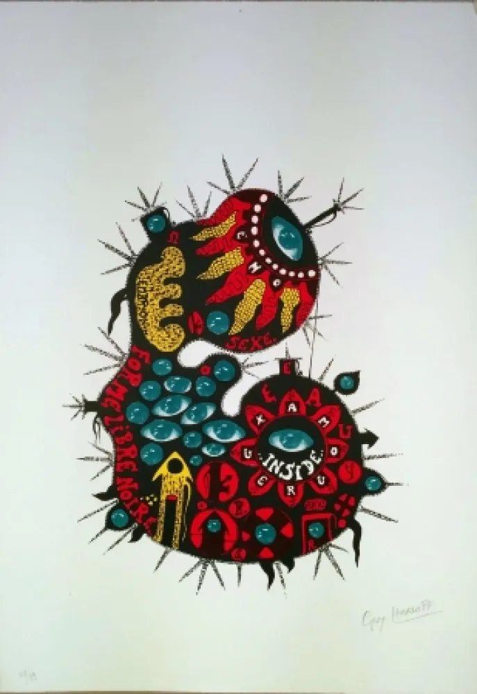 Lithograph Harloff - Forme libre