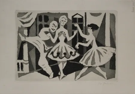 Aquatint Hartmann - Tanz / Dance