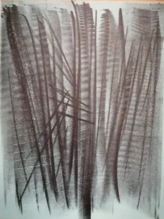 Lithograph Hartung - Abstraction