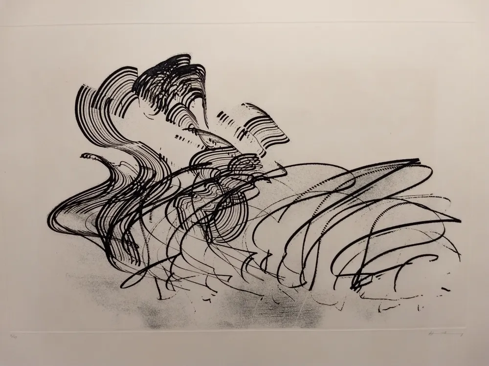 Engraving Hartung - Aguafuertes