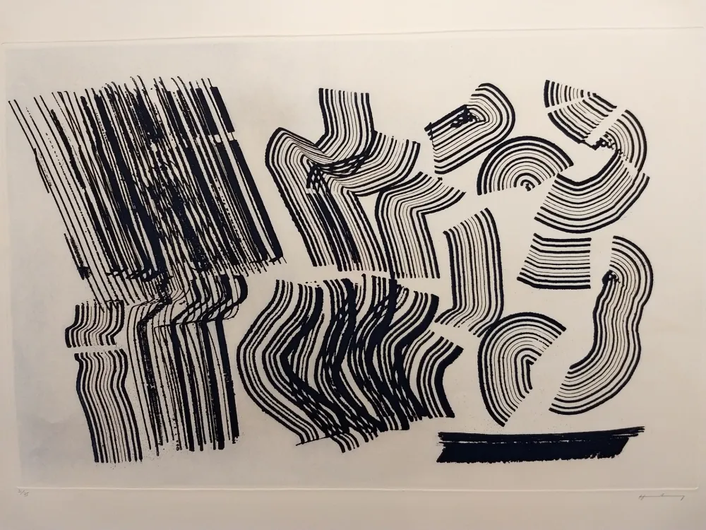 Engraving Hartung - Aguafuertes