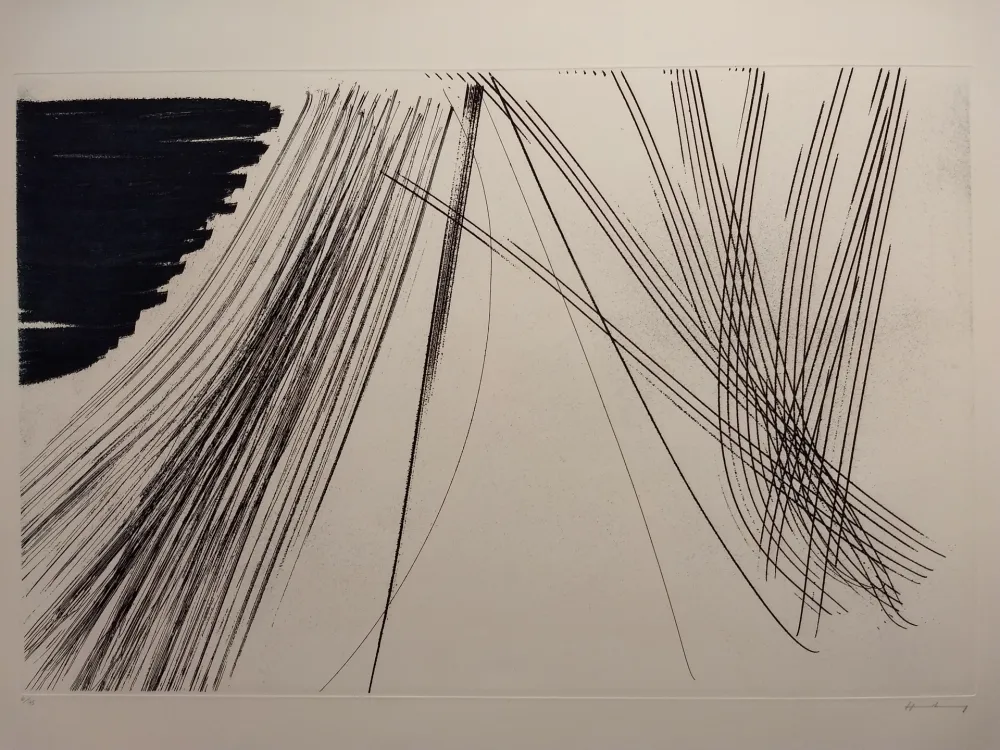 Engraving Hartung - Aguafuertes