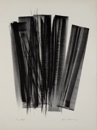 Lithograph Hartung - Campagne de schiste (L 162), 1978 - Hand-signed