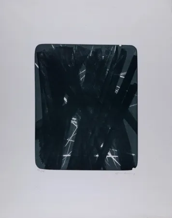 Lithograph Hartung - Composition L34 - Hand-signed