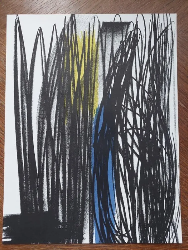 Lithograph Hartung - Composition pour XXe siècle