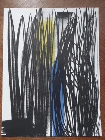 Lithograph Hartung - Composition pour XXe siècle