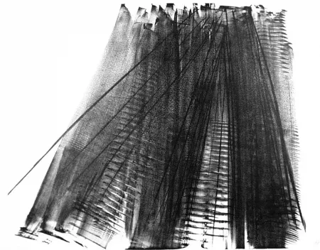 Lithograph Hartung - Composizione 