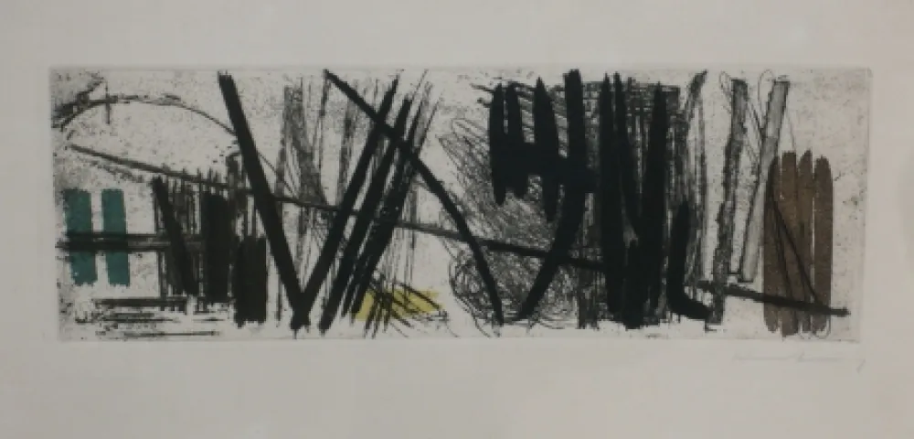 Etching And Aquatint Hartung - Eau forte g3
