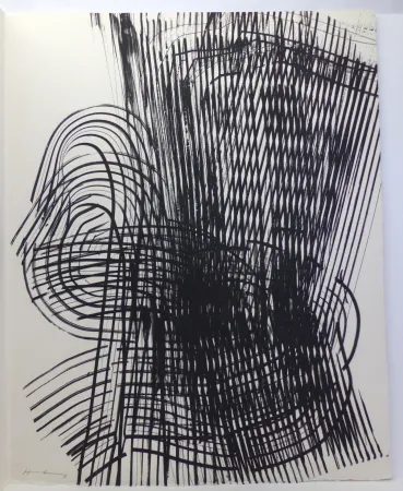 Engraving Hartung - Eau-forte sur vélin d'Arches. 1973. Signée