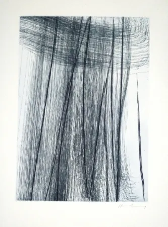 Etching And Aquatint Hartung - Elegie des alizes