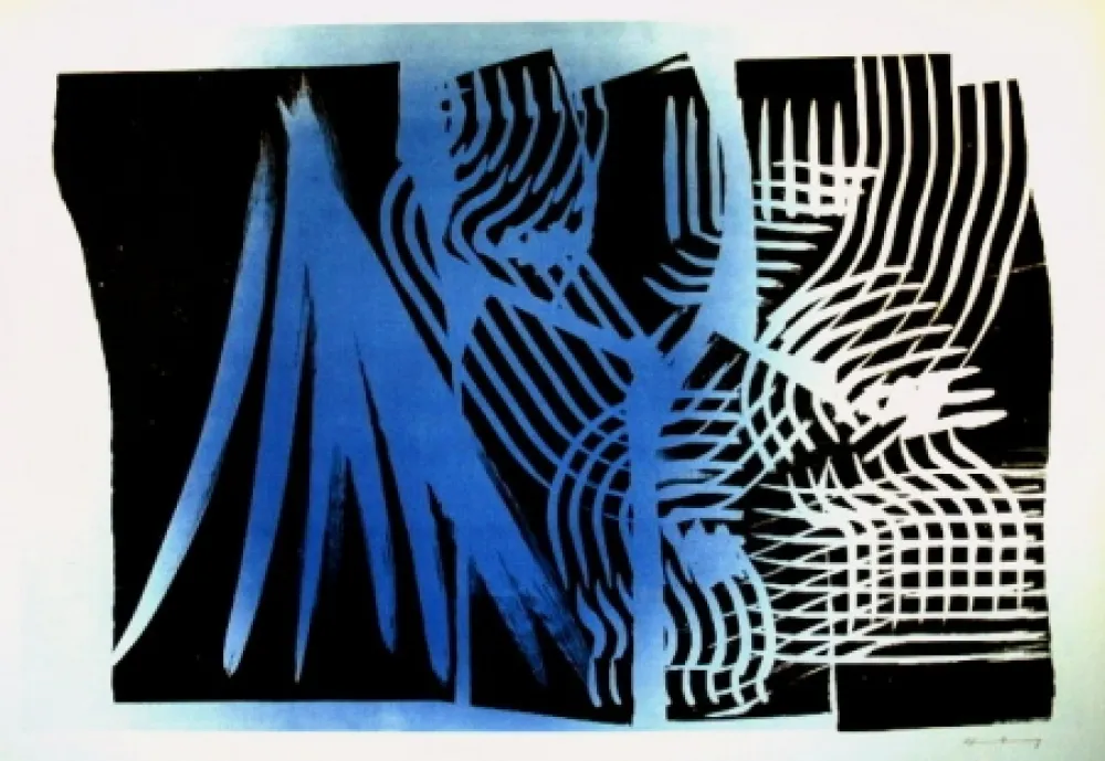 Lithograph Hartung - Farandole 11