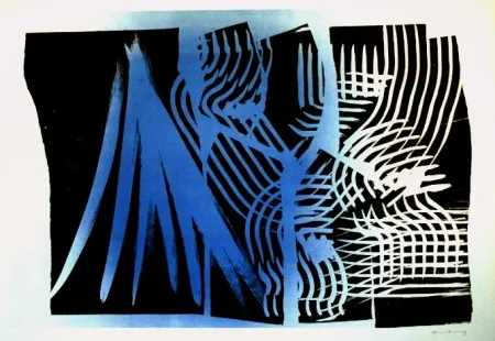 Lithograph Hartung - Farandole 11