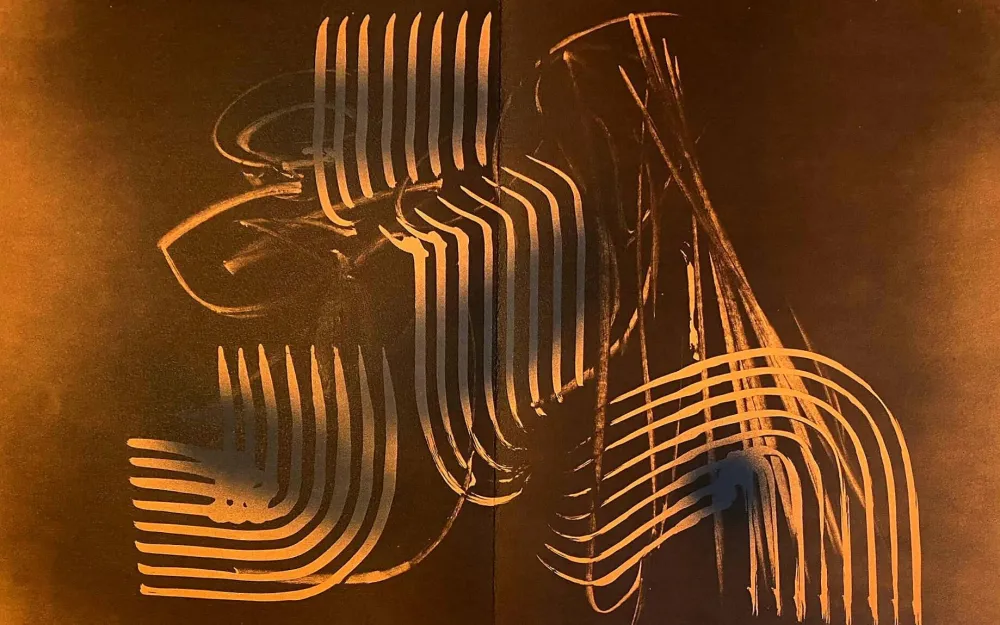 Lithograph Hartung - Farandole